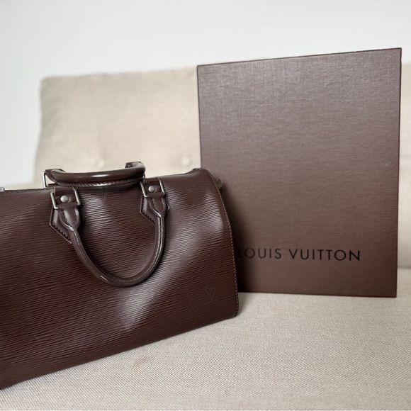 Louis Vuitton Speedy 25 Moka Brown Leather (Authentic) - Picture 2 of 16